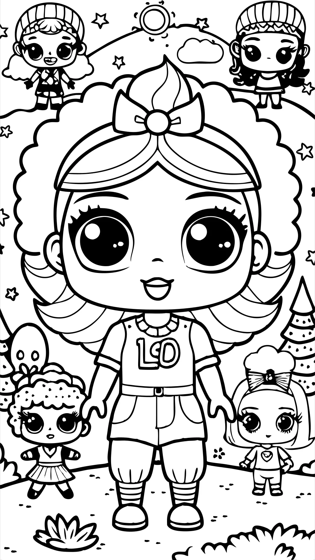 coloriages lol poupées imprimer